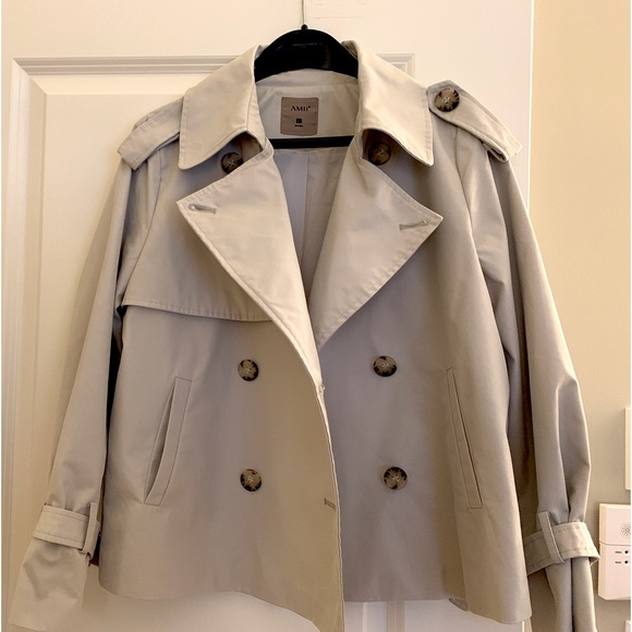 Jackets & Blazers - Women cropped trench coat